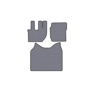 Rubberen automatten Carsuit (2008-2012, Grijs) Volvo FH 1993–2012 foto 1