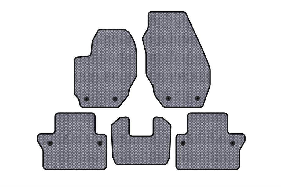 Volvo V70 2007–2013 Rubberen automatten Carsuit (Grijs) Image