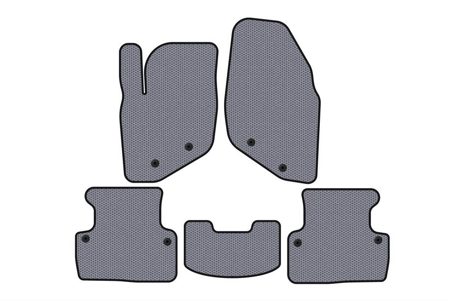 Volvo V70 2000–2007 Rubberen automatten Carsuit (Grijs) Image
