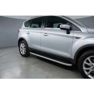 Side steps Tayga Grey (set van 2, aluminium) foto 1