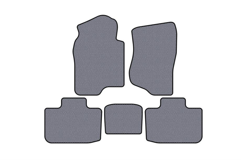 Cadillac Escalade 2007–2014 Rubberen automatten Carsuit (2 rijen, grijs) Image