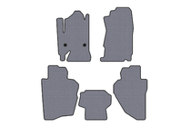 Chevrolet Silverado 2013–2019 Rubberen automatten Carsuit (Grijs) foto 1