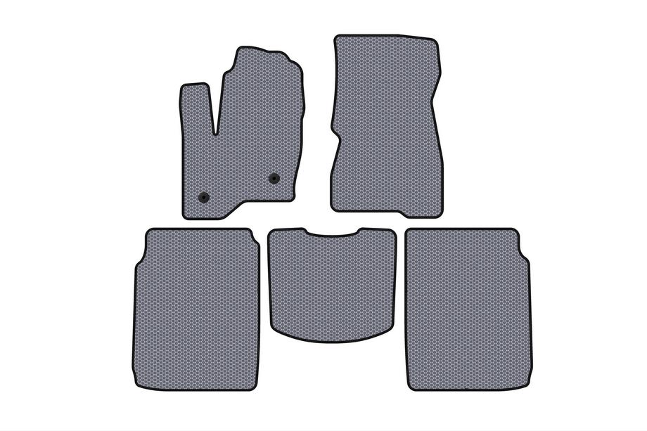 Ford Flex 2009–2019 Carsuit rubberen automatten (2 rijen, 2013-2019, grijs) Image