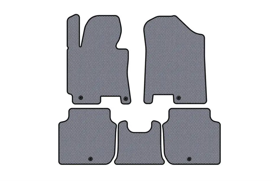 Kia Forte 2008–2024 Rubberen automatten Carsuit (2012-2016, grijs) Image