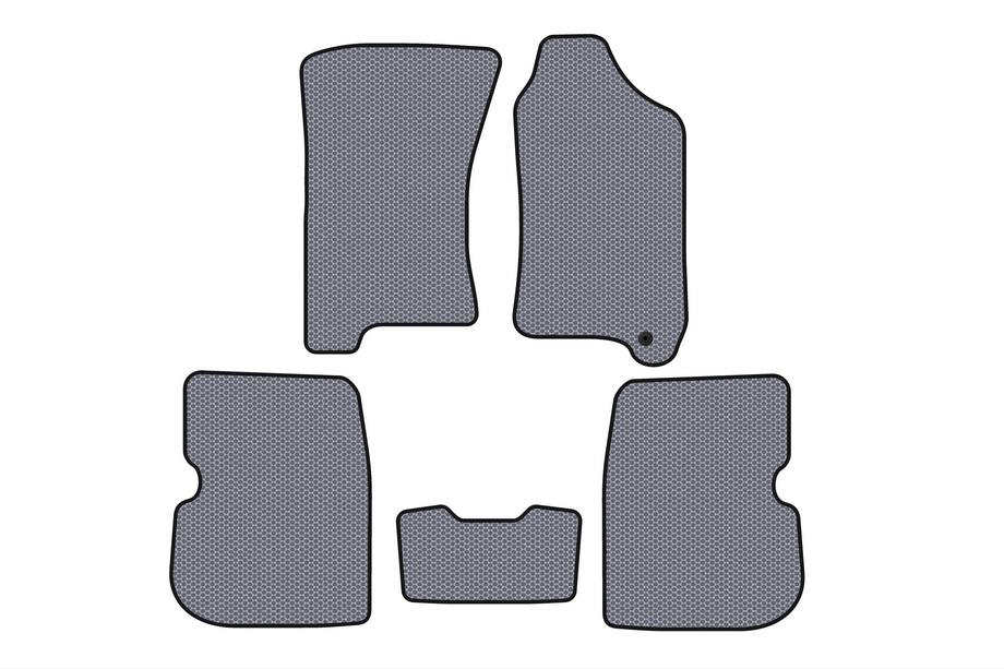 Subaru Forester 1997–2002 Rubberen automatten Carsuit (rechts gestuurd, grijs) Foto 1
