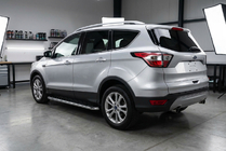 Ford Kuga/Escape 2013–2019 Maydos V1 zijtreden (set 2 stuks, aluminium + RVS) foto 1