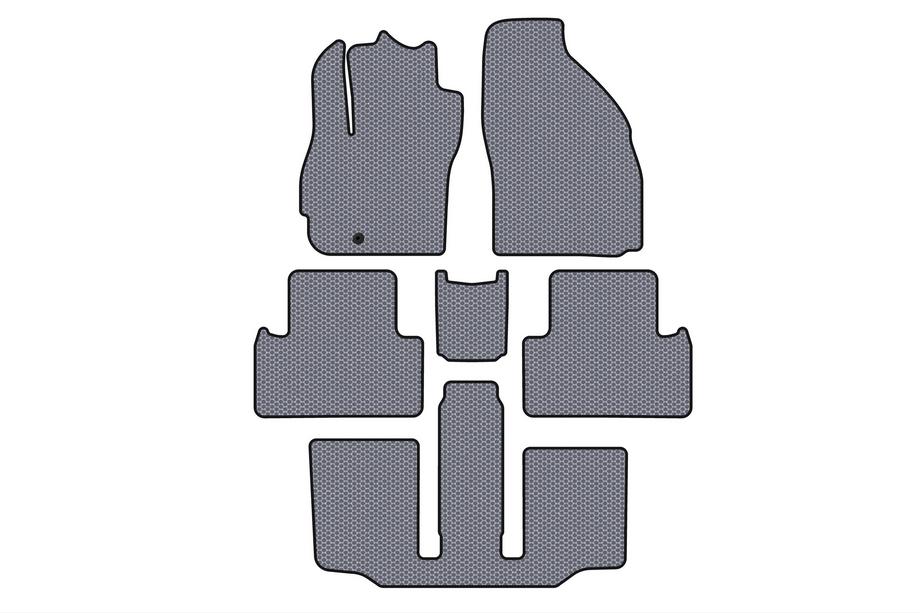 Mazda 5 2005–2009 Rubber matten Carsuit (3 rijen, 7-zits, grijs) Image