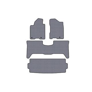 Rubberen automatten Carsuit (3 rijen, 2003-2008 Grijs) Nissan Armada 2003–2015 foto 1