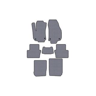 Rubberen automatten Carsuit (3 rijen, grijs) Opel Zafira B 2005–2011 foto 1