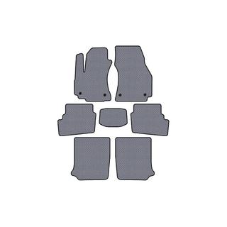 Rubberen automatten Carsuit (3 rijen, 2003-2005, 7-persoons, grijs) Opel Zafira A 1998–2005 foto 1