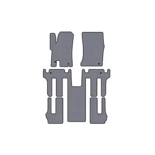 Rubberen automatten Carsuit 2004-2008 (3 rijen, grijs) Ssang Yong Rodius foto 1