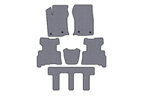 Toyota 4Runner 2009–2024 Rubberen automatten Carsuit (3 rijen, 2014-2024, 7-zits, grijs) foto 1