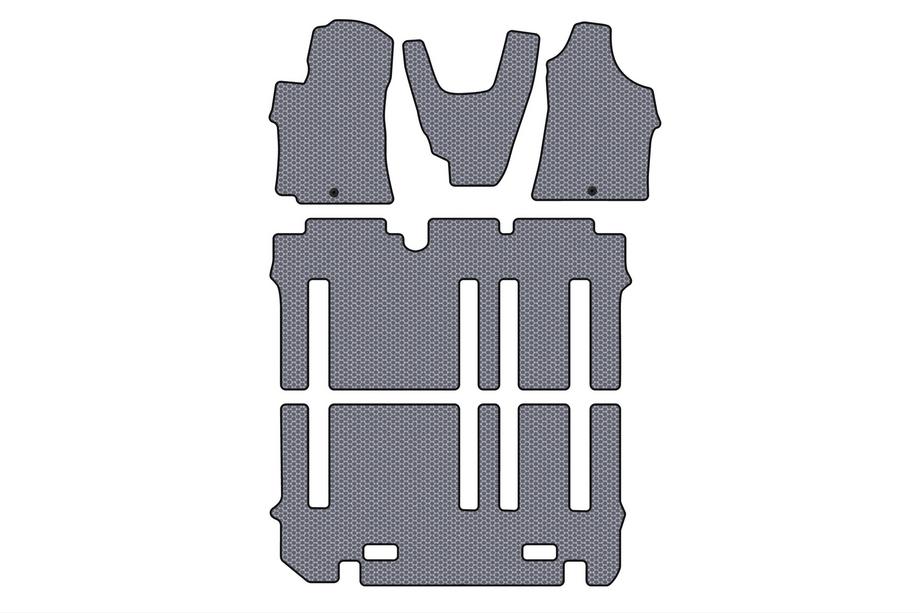 Hyundai H300, H1, Starex 2008–2020 Carsuit rubberen automatten (complete set voor interieur, grijs) Image