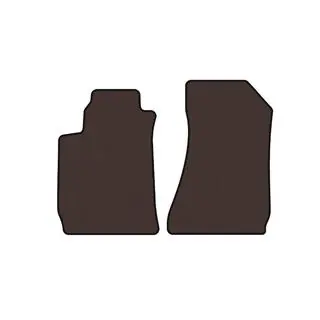 Rubberen automatten Carsuit (Bruin)