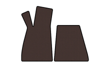Smart 1998–2007 Carsuit rubberen automatten (Roadster, bruin) foto 1