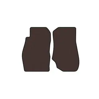 Rubberen automatten Carsuit (Bruin)