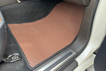 Toyota Land Cruiser 200 2007–2021 Rubberen automatten Carsuit (2007-2012, bruin) foto 2