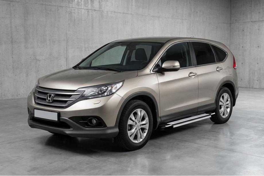 Honda CRV 2012–2016 Rainbow zijtreden (set van 2, aluminium) Image
