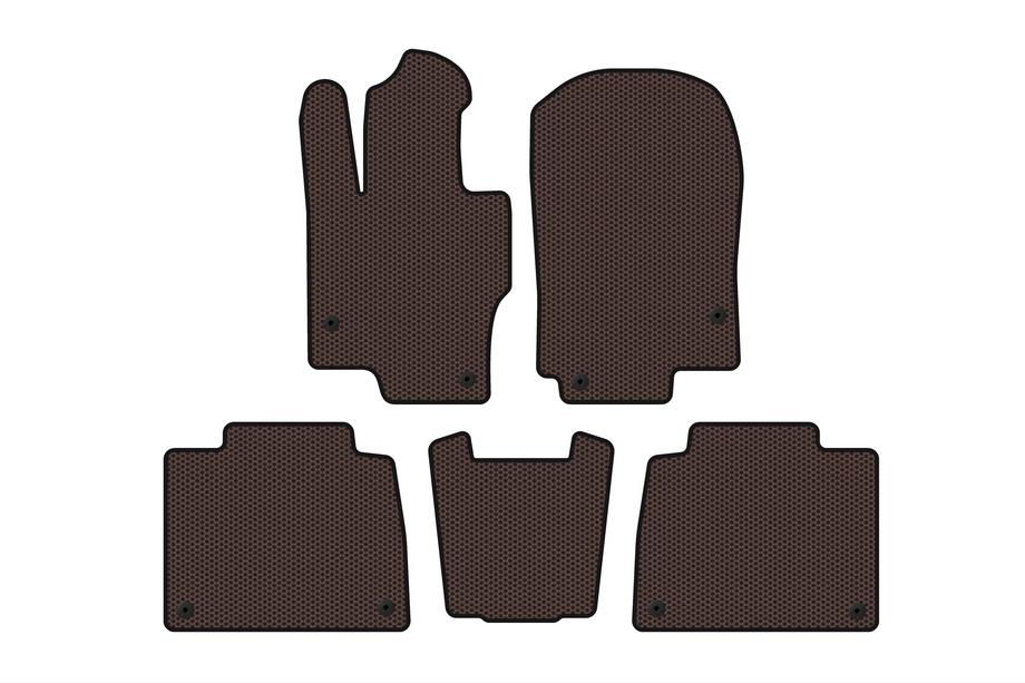Mercedes GLE W167 2018– Rubberen automatten Carsuit (Bruin) Image