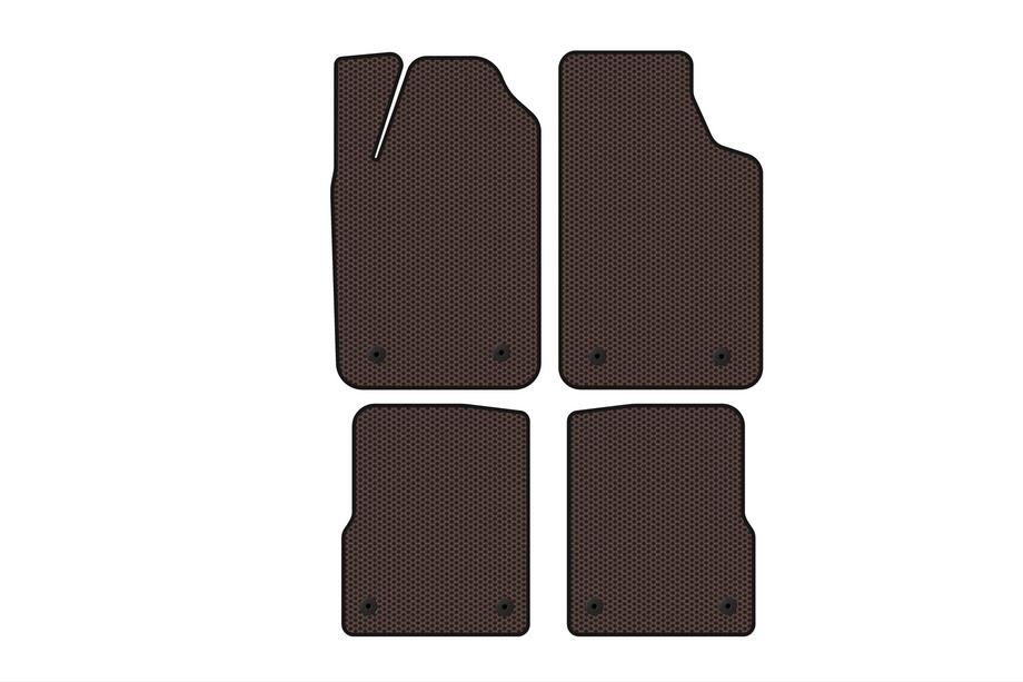 Audi A2 1999–2005 Rubberen automatten Carsuit (HB, bruin) Foto 1