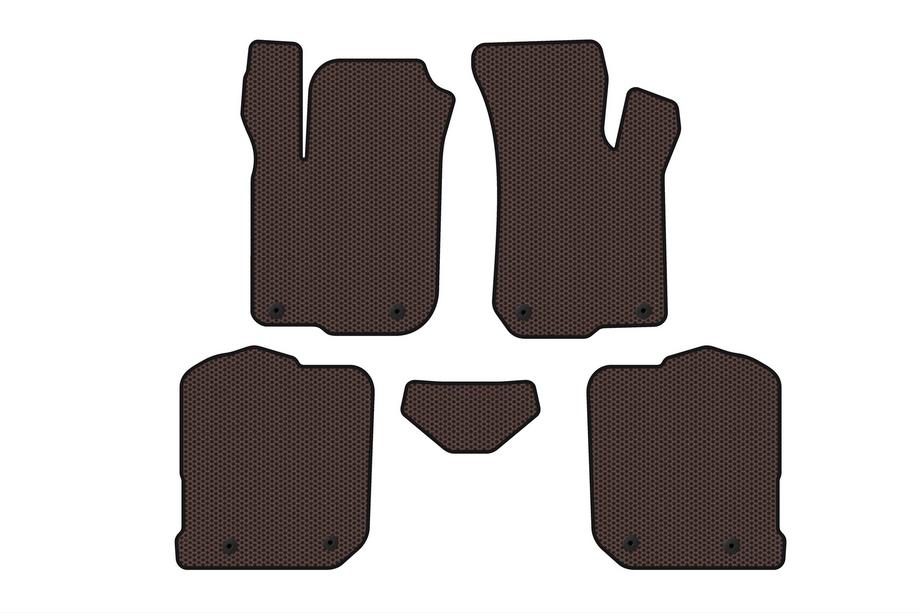 Audi A3 1996–2003 Rubberen automatten Carsuit (HB, bruin) Image