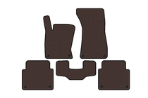 Audi A8 2002–2009 Rubberen automatten Carsuit (Short, bruin) foto 1