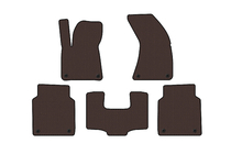 Audi A8 2010–2018 Rubberen automatten voor interieur Carsuit (Long, bruin) foto 1