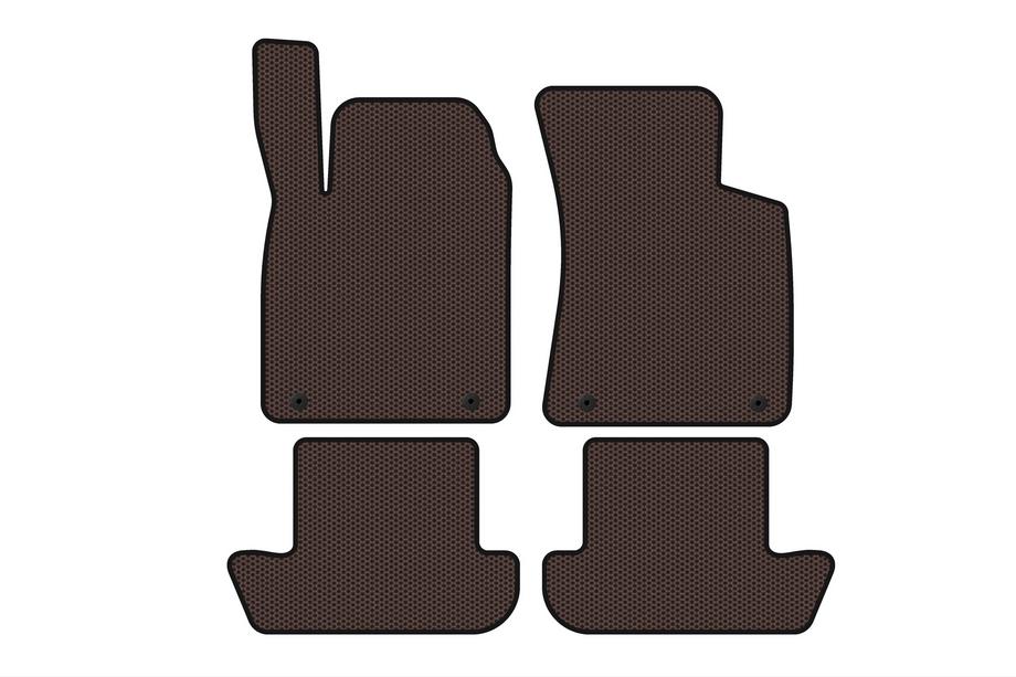 Audi TT 1998–2006 Carsuit rubberen automatten (Coupé, bruin) Image