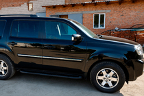 Honda Pilot 2008–2015 Allmond Black zijtreden (2 st., aluminium) foto 3