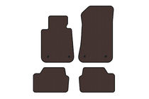 BMW 1 Serie E81/E82/E87/E88 2004–2011 Rubberen automatten Carsuit (Bruin) foto 1