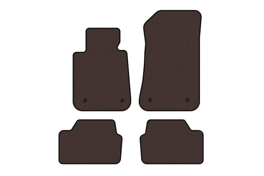 BMW 1 Serie E81/E82/E87/E88 2004–2011 Rubberen automatten Carsuit (Bruin) Image
