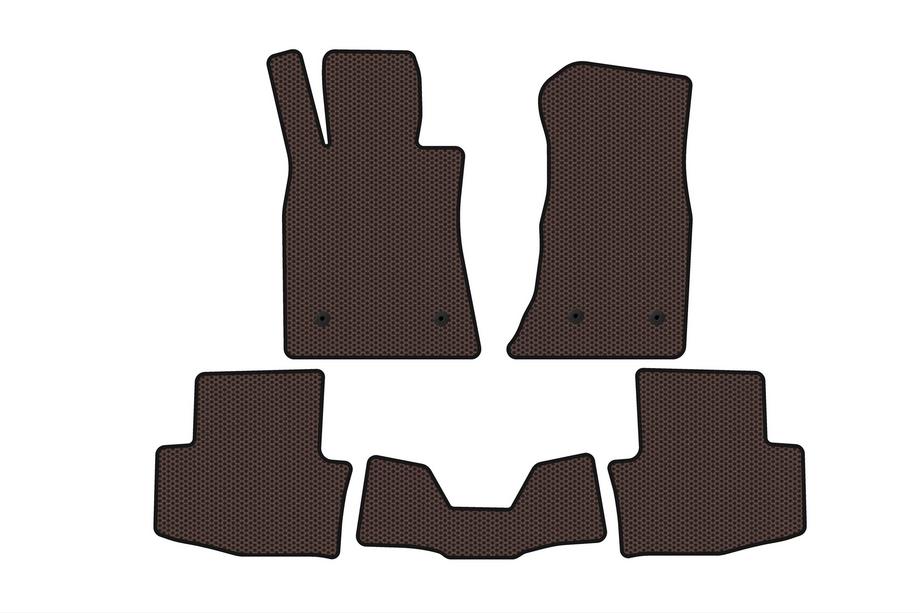 Cadillac ATS 2012–2019 Rubberen automatten Carsuit (SD, bruin) Image