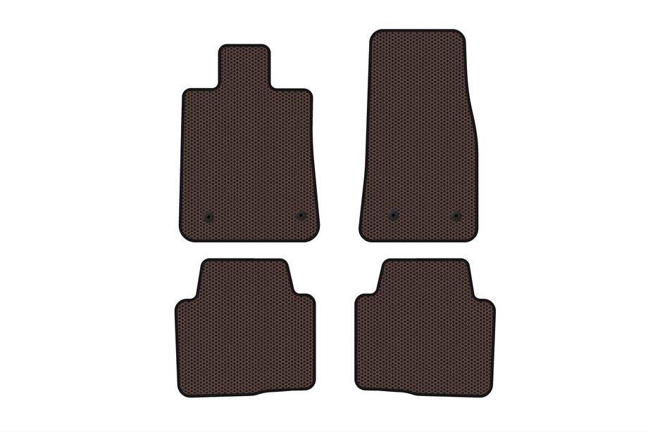 Cadillac CTS 2013–2019 Rubberen automatten Carsuit (2013+, bruin) Image