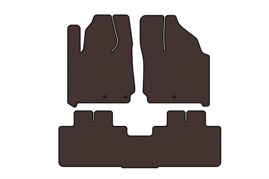 Cadillac SRX 2010–2016 Carsuit rubberen automatten (bruin) Image