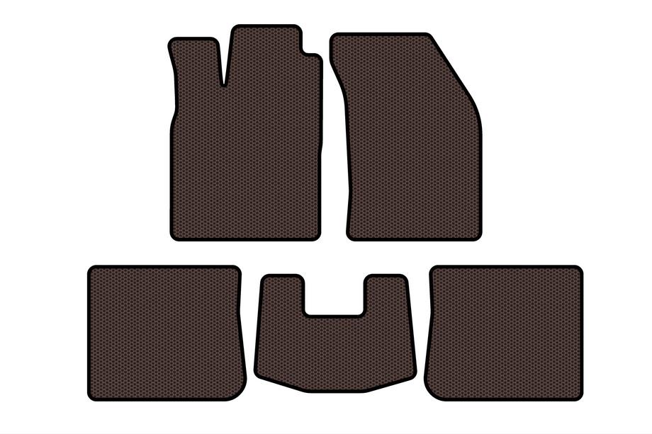 Chery Elara/Alia/Fora/A5 2006– Rubberen automatten Carsuit (SD, bruin) Image