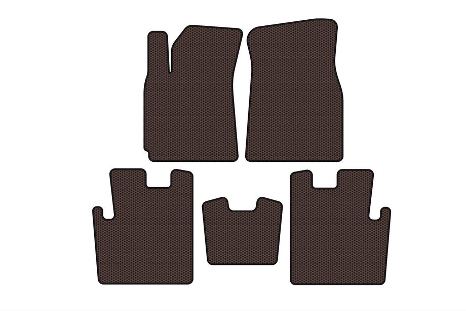 Chery Tiggo 1 2005–2016 Rubberen automatten Carsuit (2009-2013, bruin) Foto 1