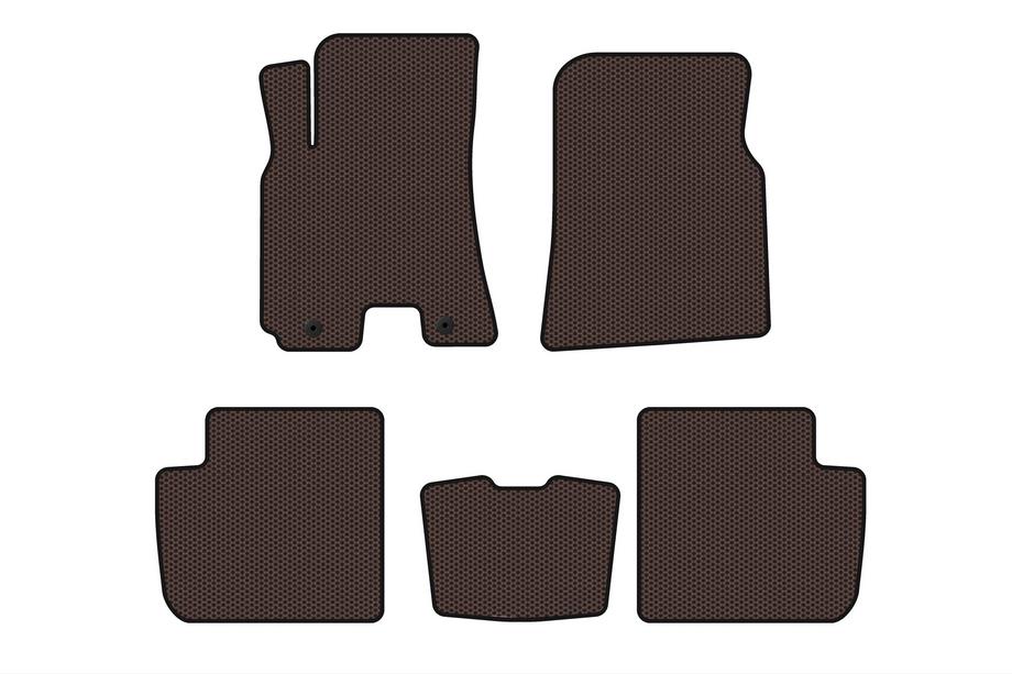 Chery Tiggo 3 2005– Rubberen automatten Carsuit (Bruin) Image