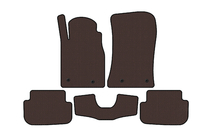 Chevrolet Camaro 2009–2015 Rubberen automatten Carsuit (Bruin) foto 1