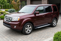 Honda Pilot 2008–2015 Side steps Line (2 stuks, aluminium) foto 1