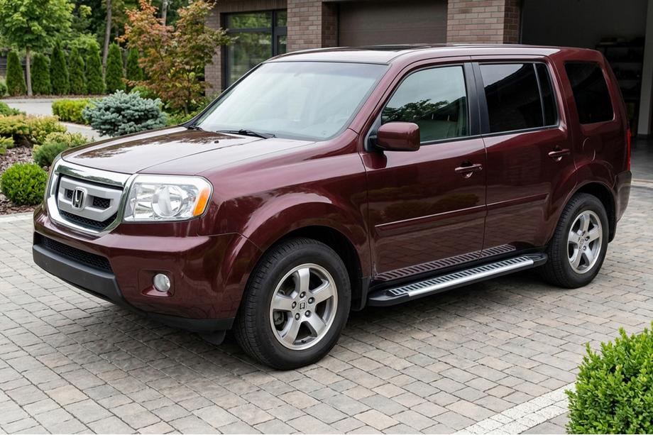 Honda Pilot 2008–2015 Side steps Line (2 stuks, aluminium) Image