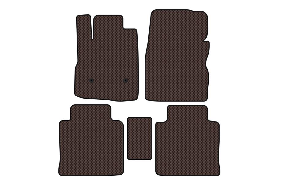 Chevrolet Equinox 2009–2016 Rubberen automatten Carsuit (2009-2015, bruin) Foto 1