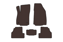 Chevrolet Trax 2012–2023 Rubberen automatten Carsuit (2012-2019, bruin) foto 1