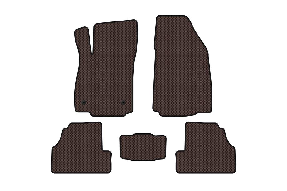 Chevrolet Trax 2012–2023 Rubberen automatten Carsuit (2012-2019, bruin) Image