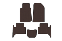 Chevrolet Trailblazer 2012–2019 Carsuit rubber automatten voor het interieur (2 rijen, bruin) foto 1