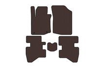 Citroen C-1 2014–2021 Rubberen automatten Carsuit (HB, bruin) foto 1