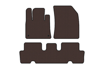 Citroen C-4 Picasso 2013–2022 Rubberen automatten Carsuit V1 (2 rijen, bruin) foto 1
