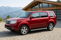 Honda Pilot 2008–2015 Maydos V1 zijtreden (set 2 stuks, aluminium + RVS) foto 1