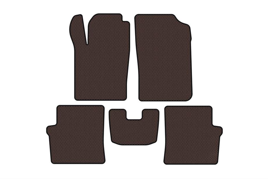 Citroen Xsara II 2000–2006 Rubberen automatten Carsuit (HB, 5-deurs, bruin) Image