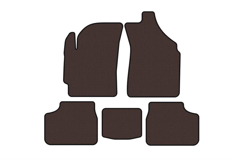 Daewoo Matiz 2009–2015 Rubberen automatten Carsuit (Bruin) Image