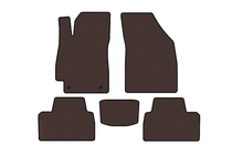 Daewoo Nubira 1997–1999 Rubberen automatten Carsuit (SD, bruin) foto 1